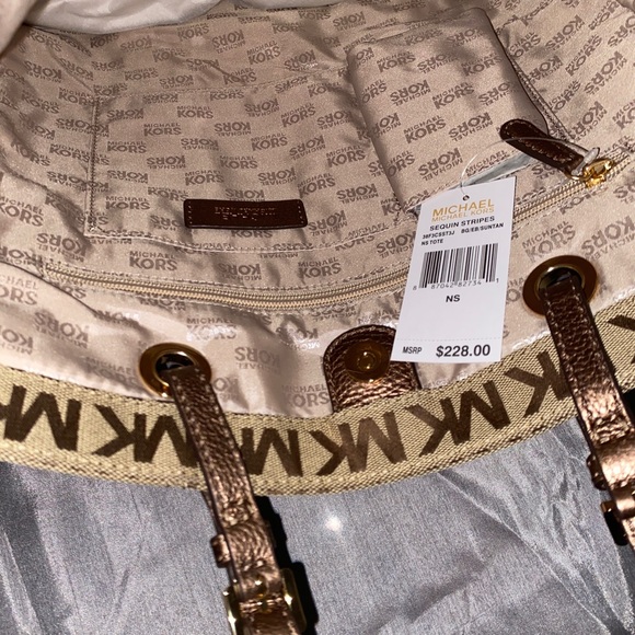 Michael kors sequin stripes tote - Picture 6 of 8